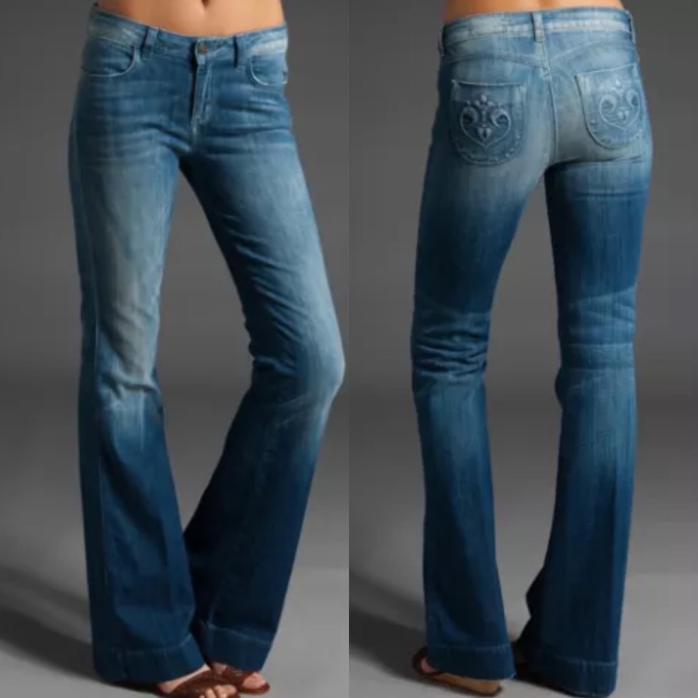 SIWY Ramona Flare Bottom Jeans in Capture My Heart